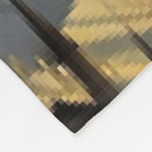 Süßes schreckliches Mädchen  Fleecedecke (Ecke)