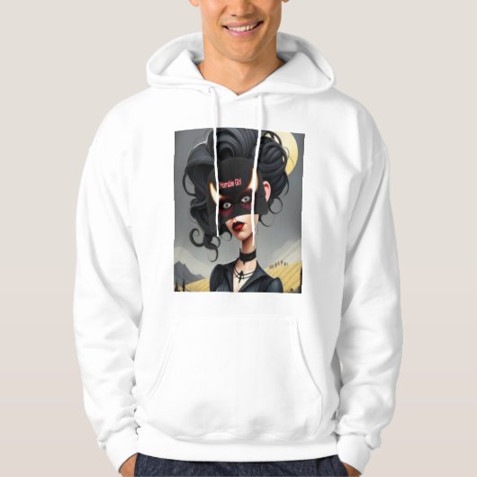 Süßes schreckliches Mädchen Hoodie (Vorderseite)