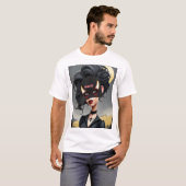 Süßes schreckliches Mädchen  T-Shirt (Vorne ganz)