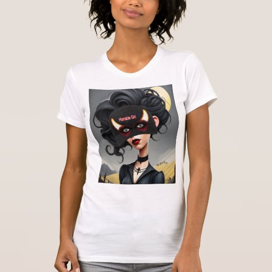 Süßes schreckliches Mädchen T-Shirt (Vorderseite)