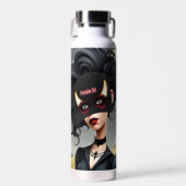 Süßes schreckliches Mädchen  Trinkflasche (Vorne)