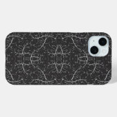 Süßes Schwarz-Weiß-Baum-Muster Case-Mate iPhone Hülle (Rückseite (Horizontal))