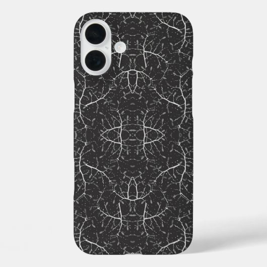 Süßes Schwarz-Weiß-Baum-Muster Case-Mate iPhone Hülle (Rückseite)