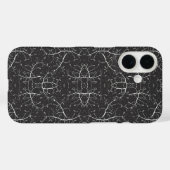Süßes Schwarz-Weiß-Baum-Muster Case-Mate iPhone Hülle (Rückseite (Horizontal))