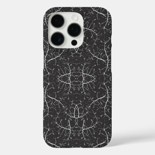 Süßes Schwarz-Weiß-Baum-Muster Case-Mate iPhone Hülle (Rückseite)
