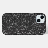 Süßes Schwarz-Weiß-Baum-Muster Case-Mate iPhone Hülle (Rückseite (Horizontal))