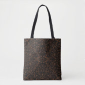Süßes schwarzes braunes Tiger-Blumenmuster Tasche (Vorderseite)