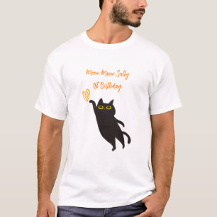 Süßes Schwarzkatzen-T-Shirt T-Shirt