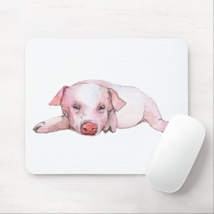 Süßes Schwein Geschenk Bauernfrau Landmädchen Mousepad