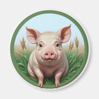 süßes Schwein Magnet