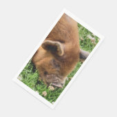SÜSSES SCHWEIN SERVIETTE (Ecke)
