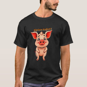 Süßes Schwein-ture Perfektes Cartoon-Schwein-Desig T-Shirt