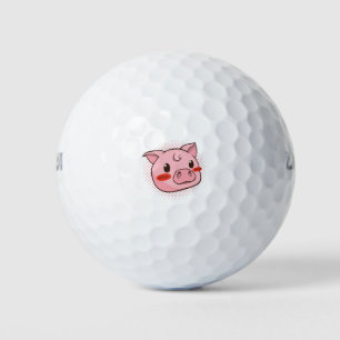 Süßes Schweinekostüm Geschenk für Schweinefreunde Golfball