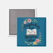 Süßes Scrapbooking Magnet (Vorderseite/Rückseite)