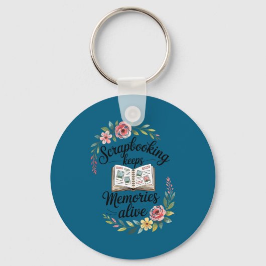 Süßes Scrapbooking Schlüsselanhänger (Vorderseite)