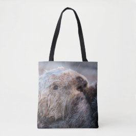 Süßes Seeottergesicht Tasche