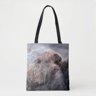 Süßes Seeottergesicht Tasche