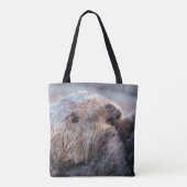 Süßes Seeottergesicht Tasche (Rückseite)