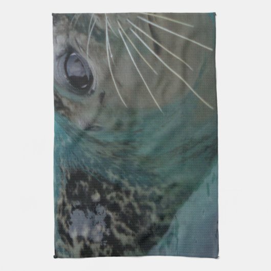 Süßes Siegel Handtuch (Vertikal)