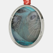 Süßes Siegel Silbernes Ornament (Links)