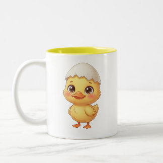 Süßes singendes Entlein "Sing für eine quack-tasti Zweifarbige Tasse