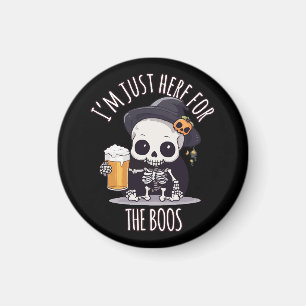 Süßes Skelett Halloween Oktoberfest Magnet