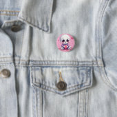 Süßes Skelett mit Herz Button (Beispiel)