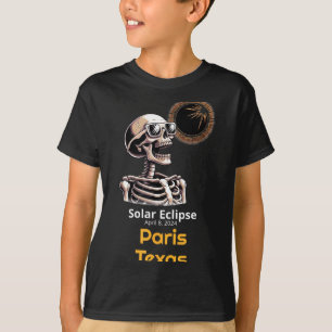 Süßes Skelett Sonnenfinsternis Paris Texas T-Shirt