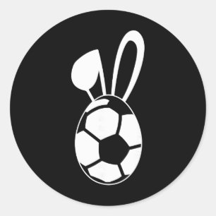 Süßes Soccer-Ei-Shirt - Soccer-Oster-Ei-Geschenk Runder Aufkleber