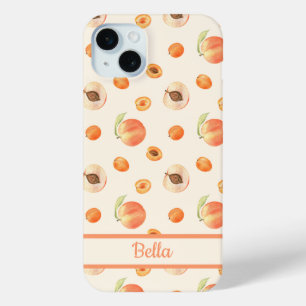 Süßes Sommer-Pfirsich-Muster Case-Mate iPhone Hülle