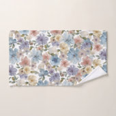 Süßes Sommer-Wasserfarben-Blumenmuster Badhandtuch Set (Handtuch)
