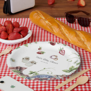Süßes Sommerpicknick   Babyparty Pappteller