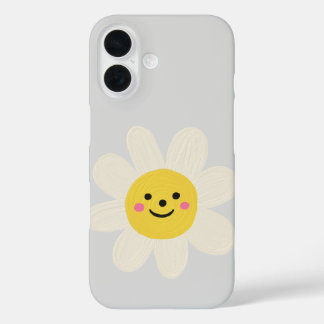 Süßes Sonnen-Emoji-Handyhülle – Ästhetisches gelbe iPhone 16 Hülle
