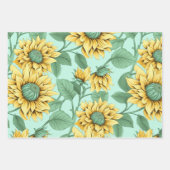 Süßes Sonnenblumenpapier Geschenkpapier Set (Vorderseite 2)