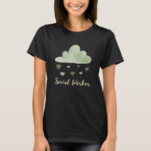 Süßes Sozialarbeiter-Shirt – Cloud & Hearts Tee