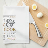 Süßes & Spices Kochen Funny Cooking Geschirrtuch (Viertel Falte)