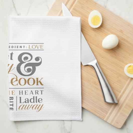 Süßes & Spices Kochen Funny Cooking Geschirrtuch (Viertel Falte)