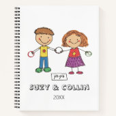 Süßes Spiralnotizbuch für Kinder stilvoll Notizblock (Vorderseite)