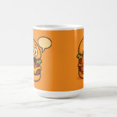 " Süßes sprechendes Hamburger-Design Kaffeetasse (Mittel)
