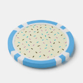Süßes Sprinkles Poker Chips (Vanilla Cream) (Einzeln)