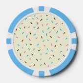 Süßes Sprinkles Poker Chips (Vanilla Cream) (Vorderseite)