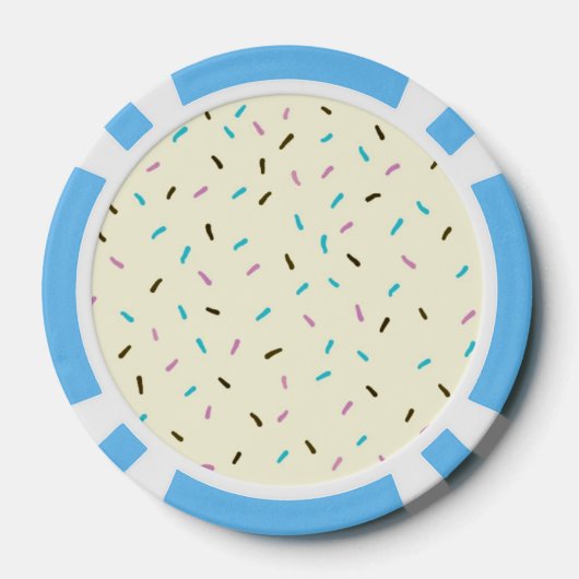 Süßes Sprinkles Poker Chips (Vanilla Cream) (Rückseite)