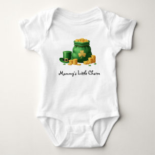Süßes St. Patrick’s Day Foto Baby T-Shirt Strampler