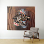 Süßes Steampunk-Design Wandteppich (Beispiel (Horizontal))