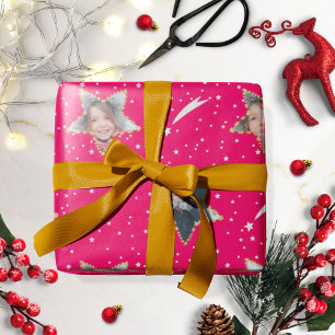 Süßes Sternenmuster Eigenes Foto Weihnachten Geschenkpapier