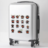 Süßes Stier-Emoji-Sticker-Pack-Set Aufkleber (Koffer)