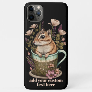 Süßes Streifenhörnchen in der Tasse Wildblumen Cot Case-Mate iPhone Hülle
