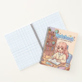 Süßes Studiennotizbuch für Mädchen Notizblock (Innenseite)