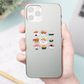 Süßes Sushi Aufkleber (Telefon)