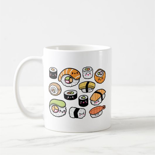 Süßes Sushi Kaffeetasse (Links)